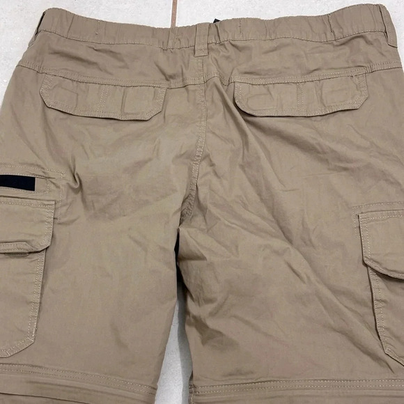 BC Clothing Mens Tan Hiking Nylon Convertible Pants Size XL - Picture 11 of 11